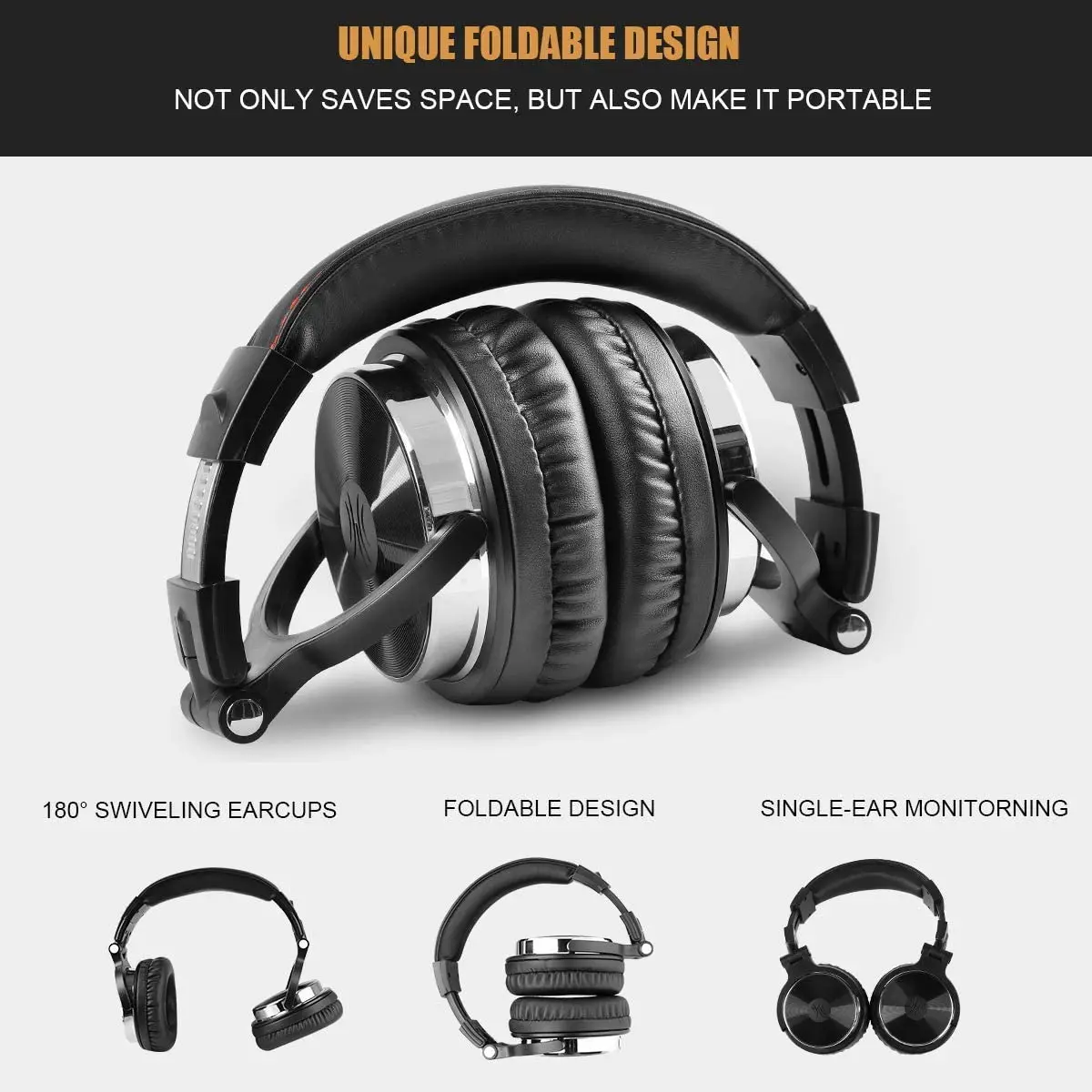 Sacf1bc8434054d3fad8eb55dcd62e460m Oneodio Wired Headphones Professional Studio Pro 10/30/50 DJ Headphones With Microphone Over Ear HiFi Hi-Res Monitor Headset