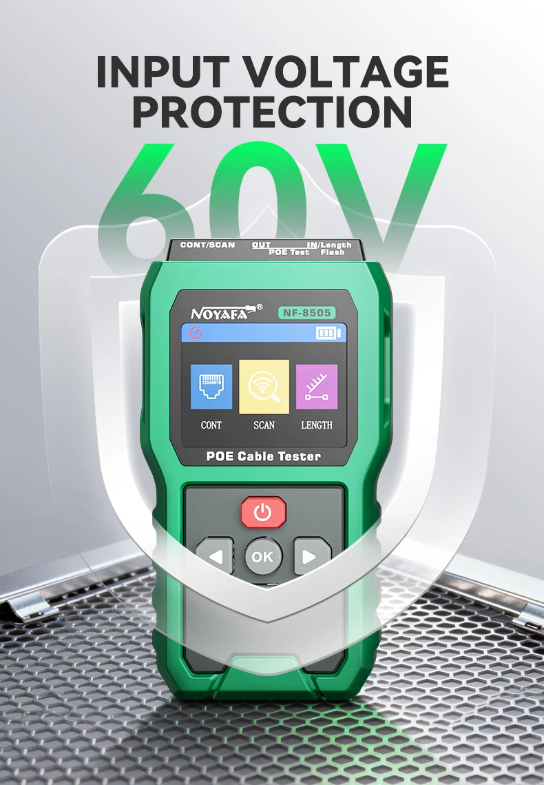 Safed3323c7a74559822e311d7dbbd6e6e NOYAFA NF-8505 Network Cable Tester LCD Display Cable Tracer PoE Checker Measure Cable Distance Tester