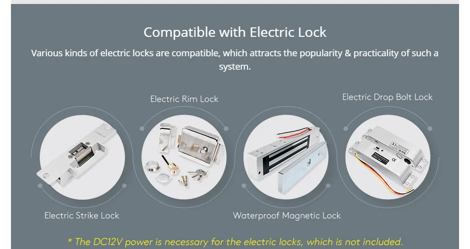 Sb3ade7673ea1470da15b49d7eadb5df1c HOMSECUR PoE Powered RJ45 960P Tuyasmart APP Video Doorphone Intercom Entry Fingerprint RFID Doorbell Camera Snapshot Recording