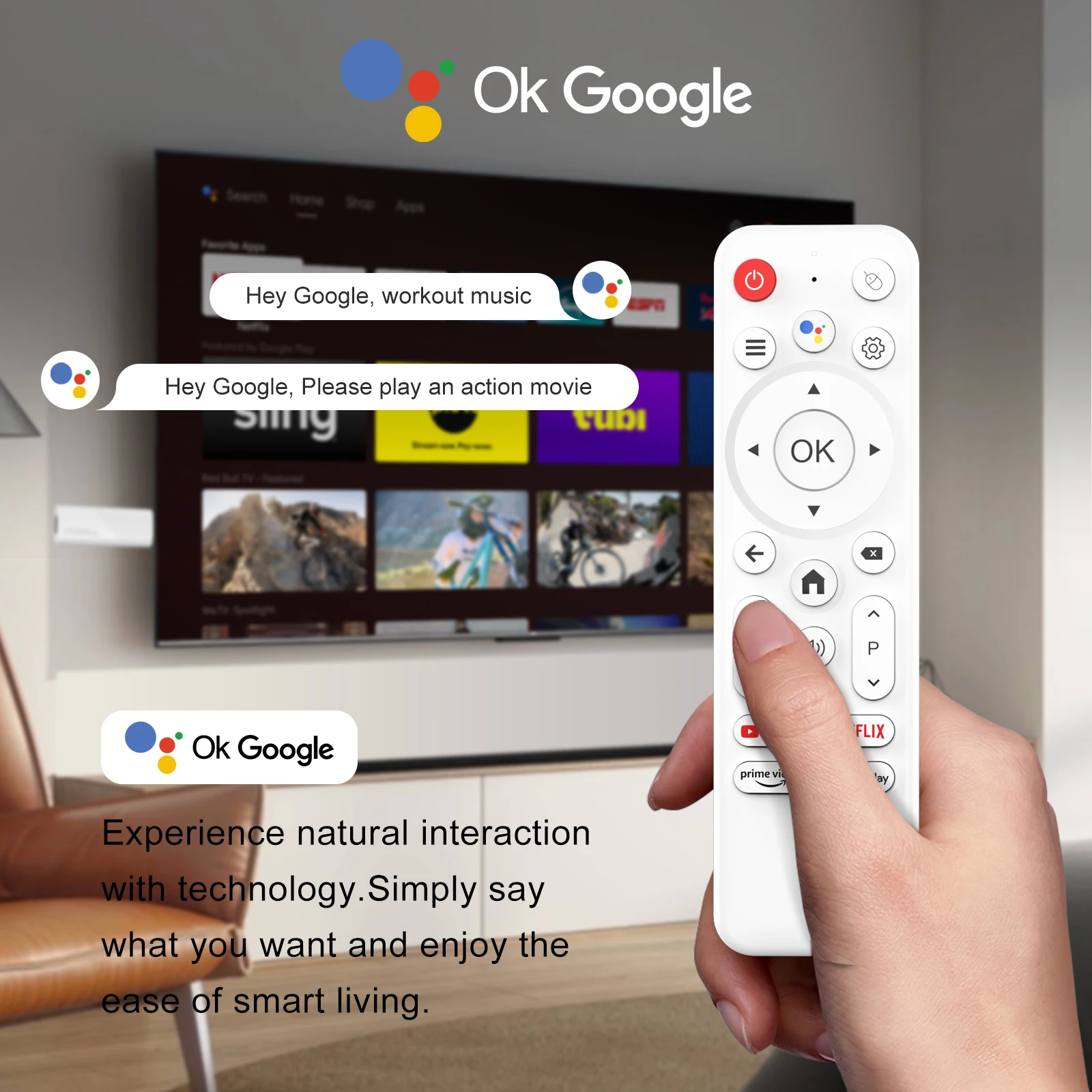 Sb73e9b2fec0c4214ab1a7596cffb4b6cd Android TV Stick H96 MAX H313 Android 14 BT5.0 4K Quad Core 2.4G 5G Wifi6 Home Media Player Voice Assistant Smart TV Stick