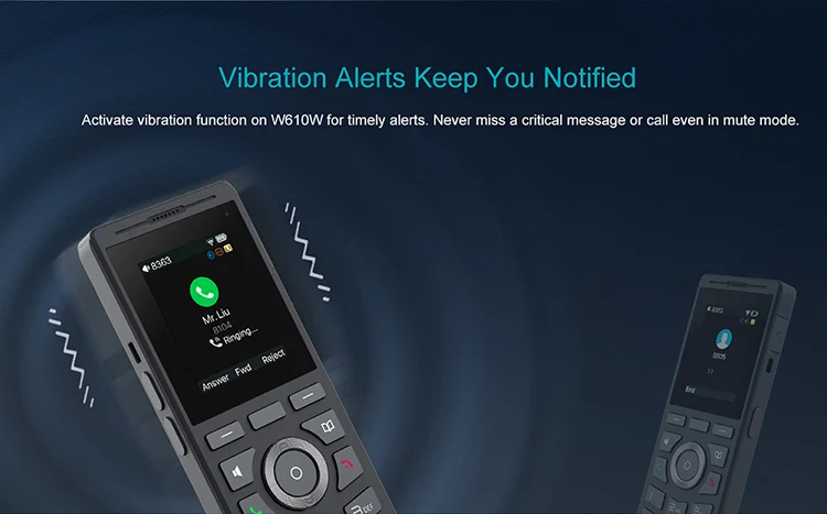 Sb7a30be9a88948cf84631dabbb058601l LINKVIL Wireless WiFi SIP VoIP Protocol Audio Handheld Phone for Office Home Hotels Portable with Belt Clip US Plug SIP Phone