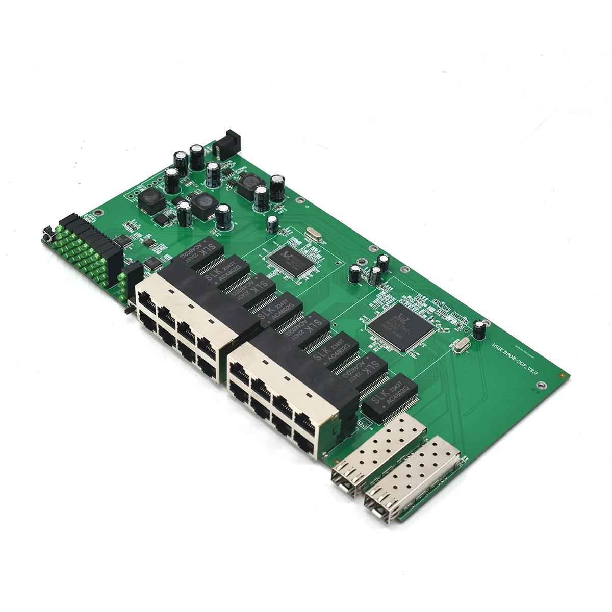 Sb8634e9525644383941d2eff660720b5V Reverse Poe Switch with 2 Gigabit SFP Port, GPON ONU Solution, 24V-48V, 16 Port, 1000m