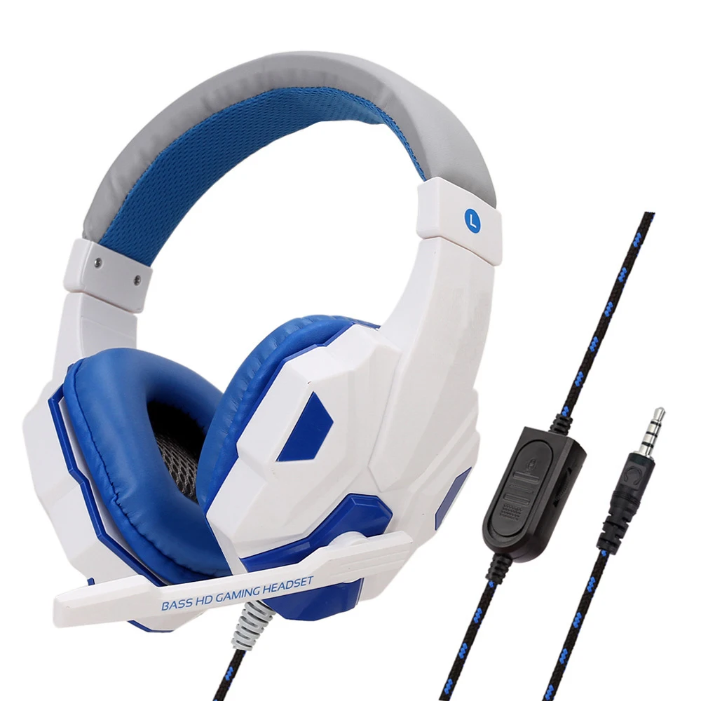 Sbc07919a686841bfb18aa11464ef0a25w Casque gaming filaire PS4/PS5/Xbox/smartphone/PC, réglable 120°, avec micro antibruit