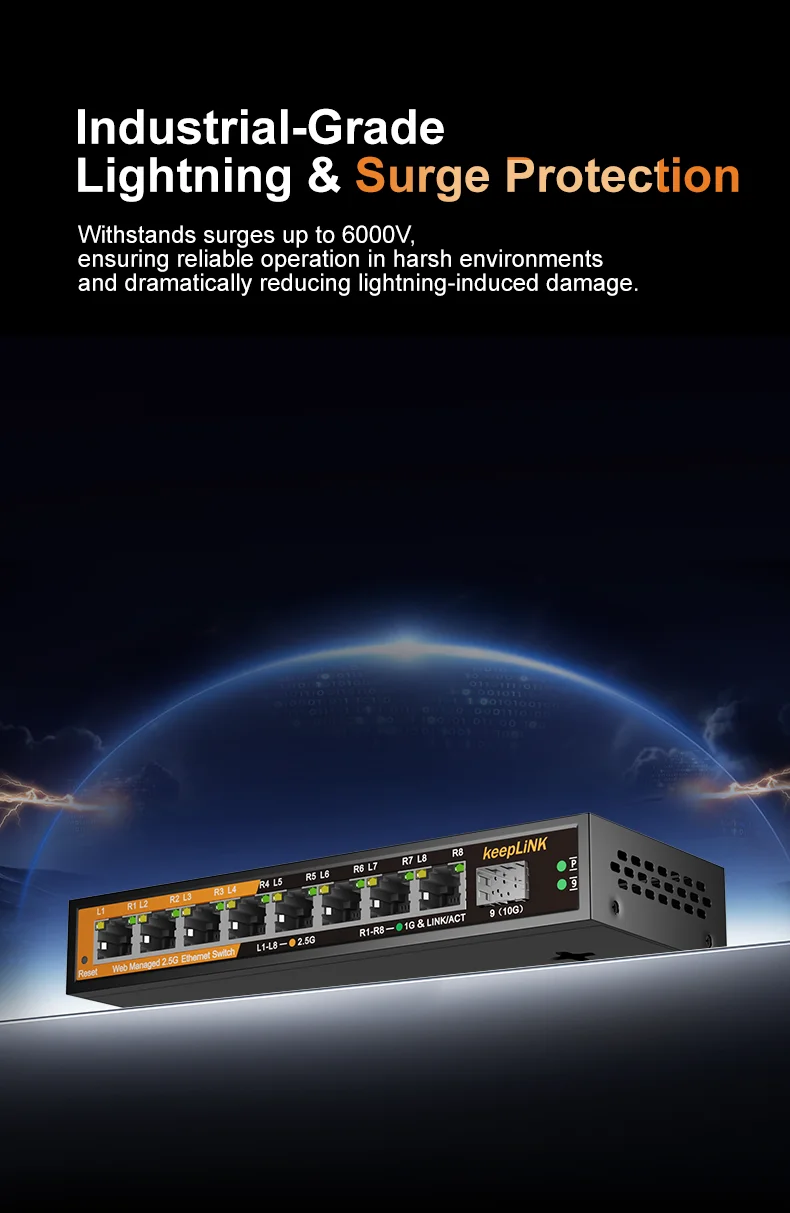 Sc19dd1193d8b415d9cf93500a8e07afef KeepLiNK 2.5Gb Managed Switch with 8-port 2.5Gb Ethernet 1-port 10G SFP+