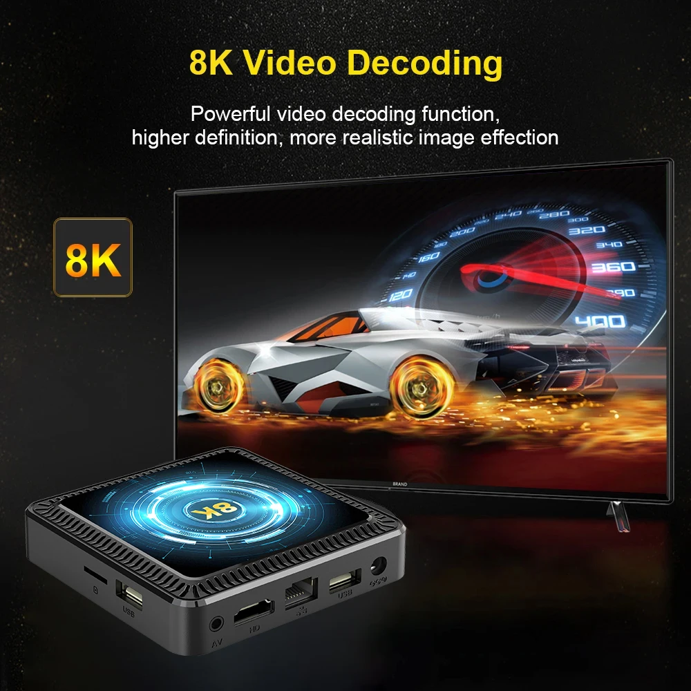 Sc4982fd5bfb447ea85c4eb54df3c98c73 Q19 Smart TV Box Android 16 Allwinner H618 8GB 128GB 256GB Media Player Google Assistant BT6.0 Wifi 5G 8K Very Fast Set Top Box