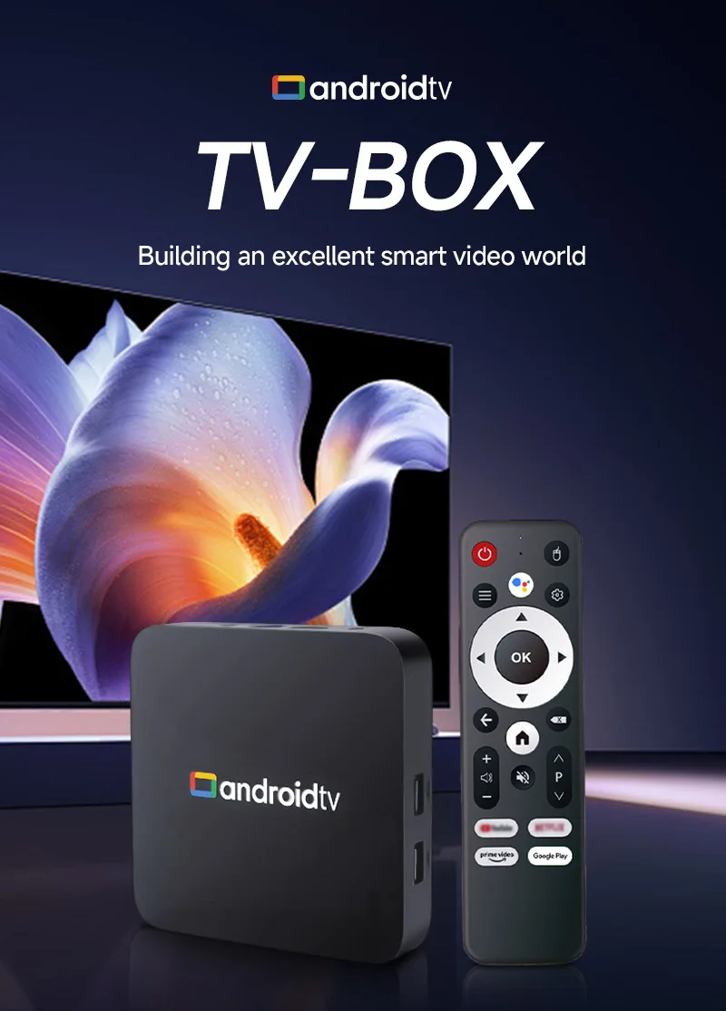 Sc8652f42ecfb422594b5e8a35750d987E 2026 Smart TV Box Q18 Android Cortex-A53 Dual WiFi 5G/6 Google Assistant BT6.0 Netflix 8GB+128GB Media Player