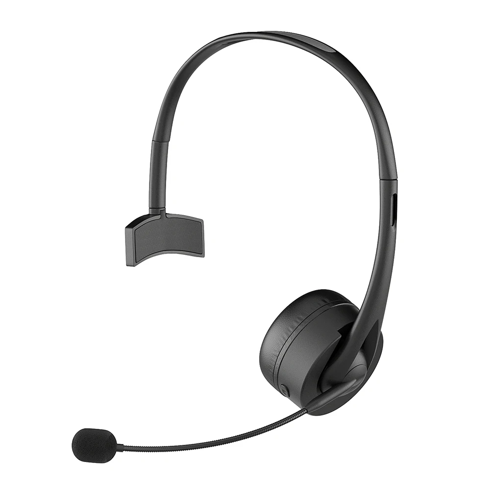Sc8e5fb80c3d94597b99670cff655e4a82 Casque Bluetooth 5.3 avec micro, réduction de bruit, mains libres, HiFi sans perte, sans fil, pour centre d'appels bureau PC
