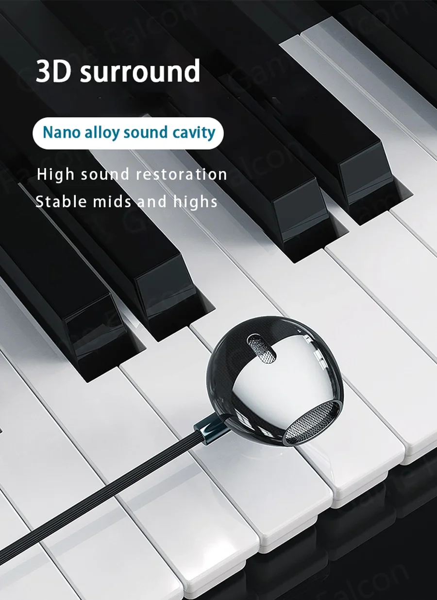 Scebd0a474f4f4038aa028dde4489f8c8U For Samsung Headphones HiFi Bass Stereo Volume Control With Mic USB Type C 3.5mm Wired Eadphone For Galaxy S25 S24 S23 S22 Ultra