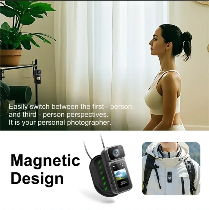 Sd23dd800168d45adacd72bbba2c029feG 2.7K UHD Mini Action Camera 1.47" HD Screen Portable Digital Video Recorder WiFi Sports Camera for Cycling & Outdoor Recording