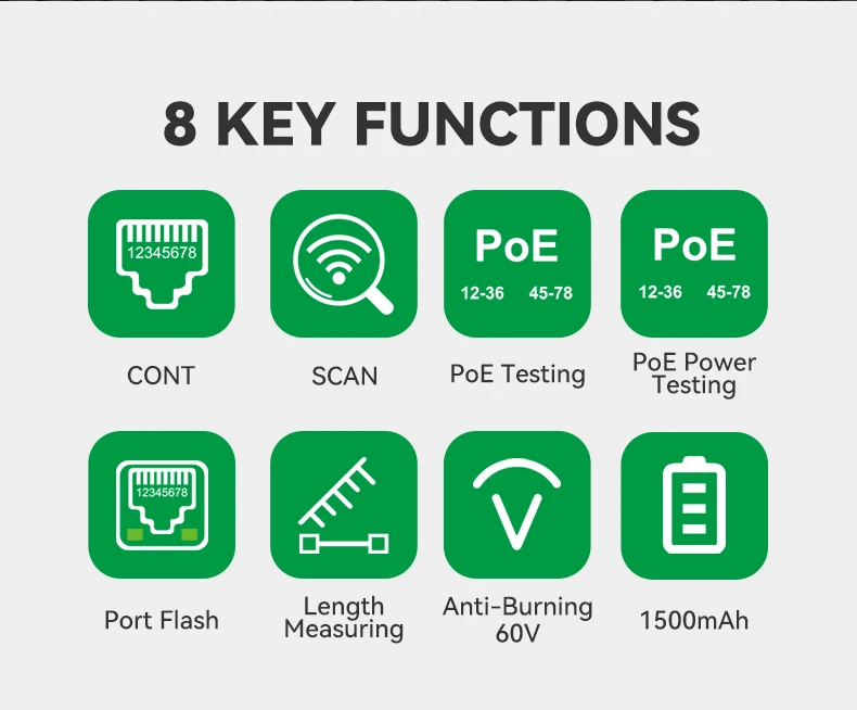 Sd66ae416d4184fa590f46390800e9e15e NOYAFA NF-8505 Network Cable Tester LCD Display Cable Tracer PoE Checker Measure Cable Distance Tester