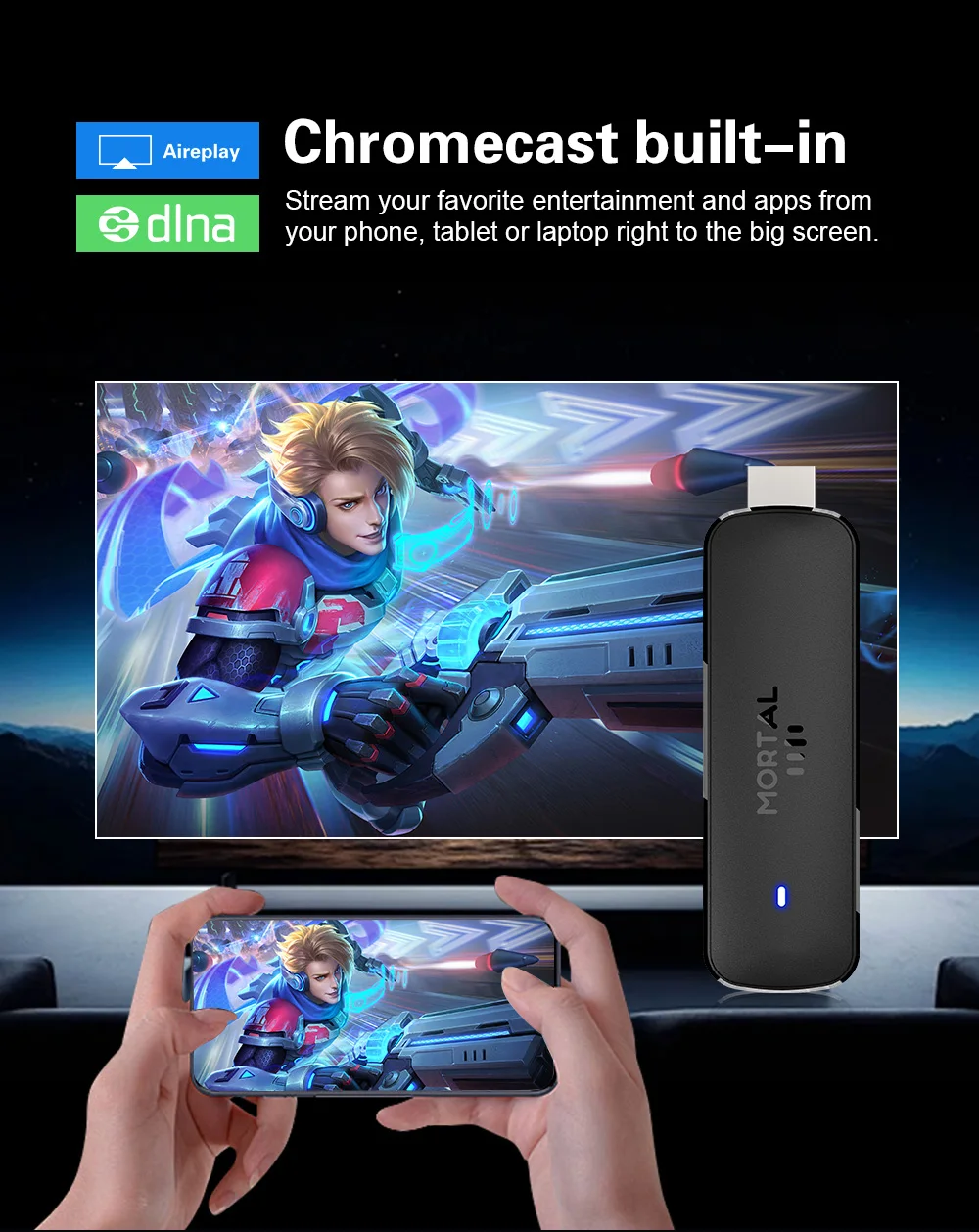 Sd8b3c2570f3f4a98bd1d99165eb8909ar Android14 TV Stick Mortal Q8 Global Version Allwinner H313 Chip Wifi6 Voice Remote 8K 4K@60fps YouTube Stream TV stick 2G8G16G