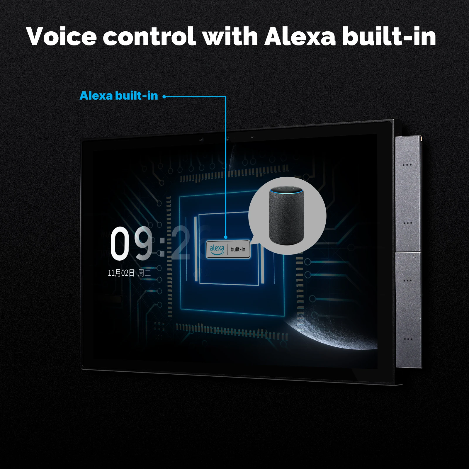 Sdccb0c556736422c829803789f739f10z Tuya Smart Home Control Panel Max 10.1inch Touch Screen with Bluetooth Zigbee Gateway Built-in Building Intercom Compatible