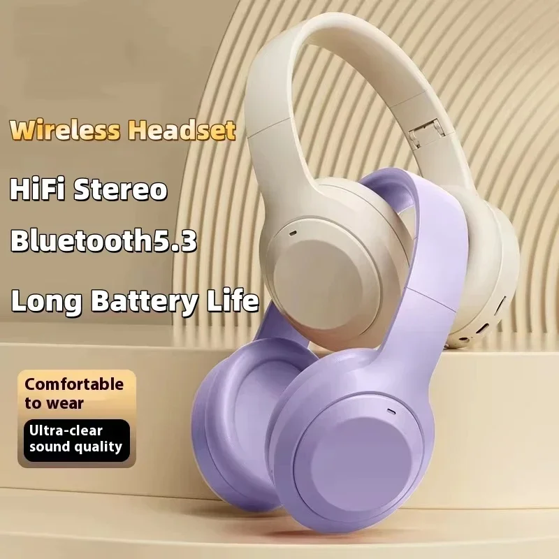 Sde273d27c5814c9aad5acdc1e181d04av Lenovo Wireless Headphones - Portable, Foldable, with Microphone for Calls, Suitable for Home Office Mobile Phones and Computers