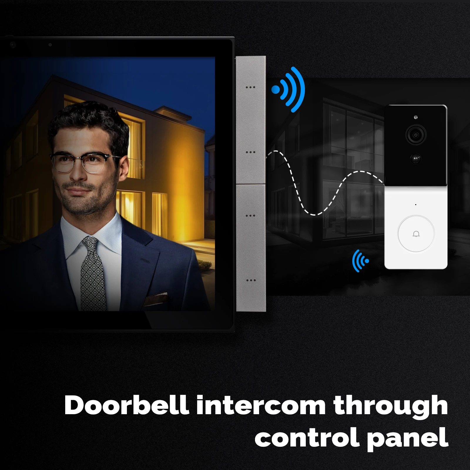 Se16630bf64fb48f3be8068f83da0fafcM Tuya Smart Home Control Panel Max 10.1inch Touch Screen with Bluetooth Zigbee Gateway Built-in Building Intercom Compatible