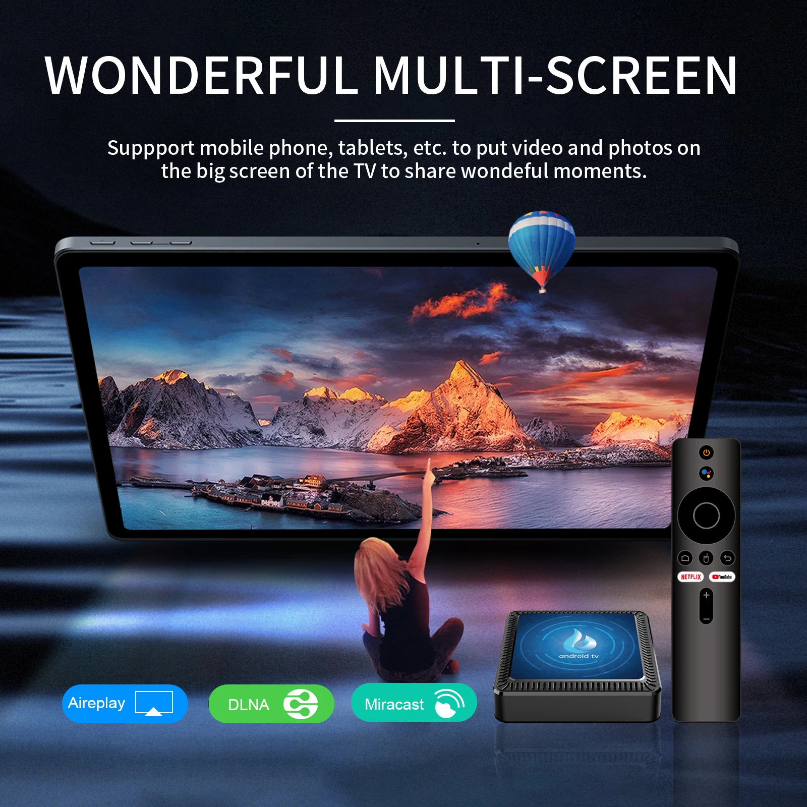 Se341c6d01ae647a88d8366a8d9136999u 2026 Q17 8K Smart TV Box Ram 4GB 8GB Rom 128GB 256GB Android 16 Media Player Allwinner H313 Google Assistant Netflix Set Top Box