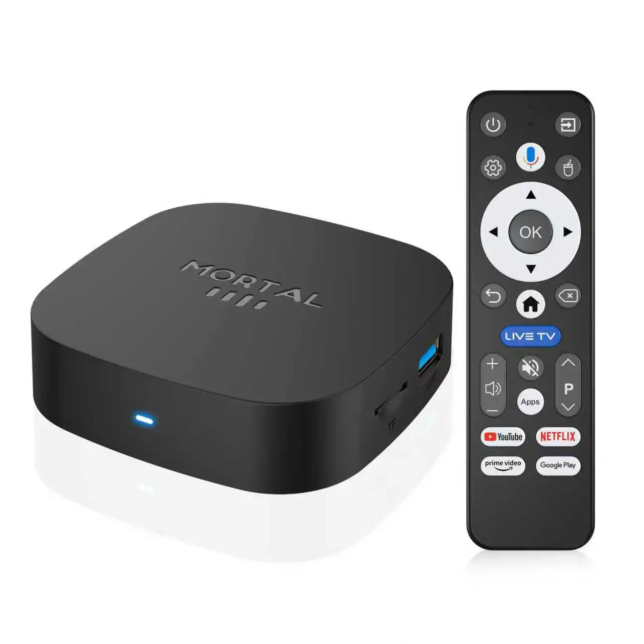 Se6cbc0a93fe94db19150ca30ab4a0b2aQ 2025 New T1+ 8K HD TV Box Android 16.0 RK3518 Quad Core 8GB RAM 128GB ROM Dual Wifi 2.4G/5.8G Home Theater Media Player