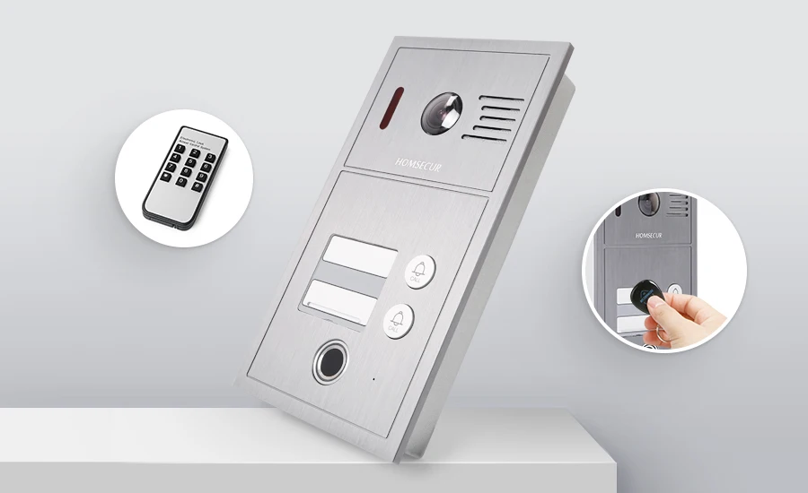 Se81fce6a7572461f95967d4ff470c83d4 HOMSECUR WIFI Video Doorphone Intercom Door Bell RFID Auto Recording 2 Families