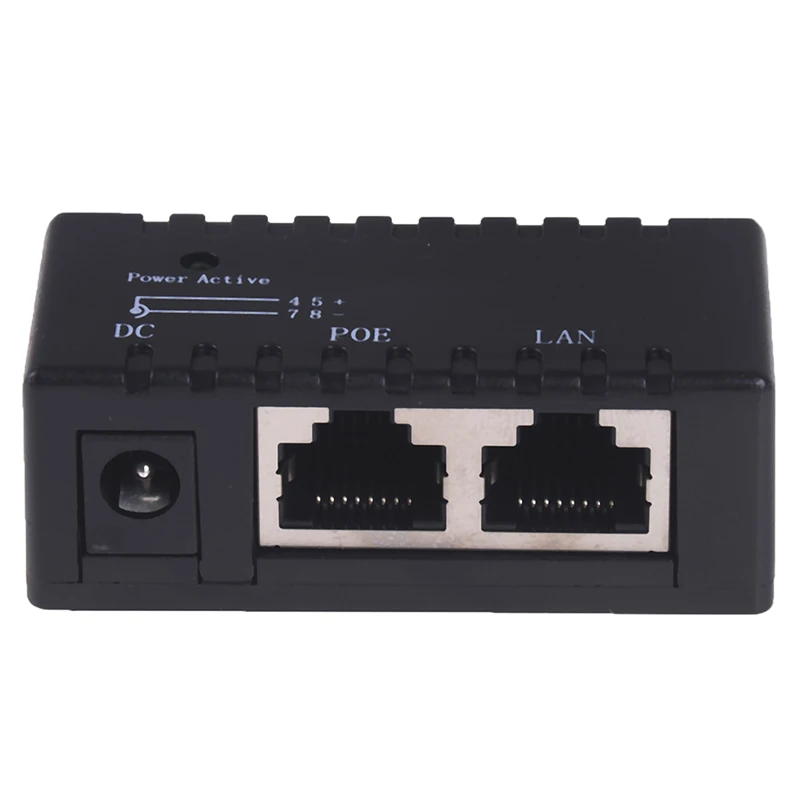 Se82fd4f1ac0245e6bda02882a5b957e8f Passive POE injector for IP Camera VoIP Phone Netwrok AP device 12V - 48V