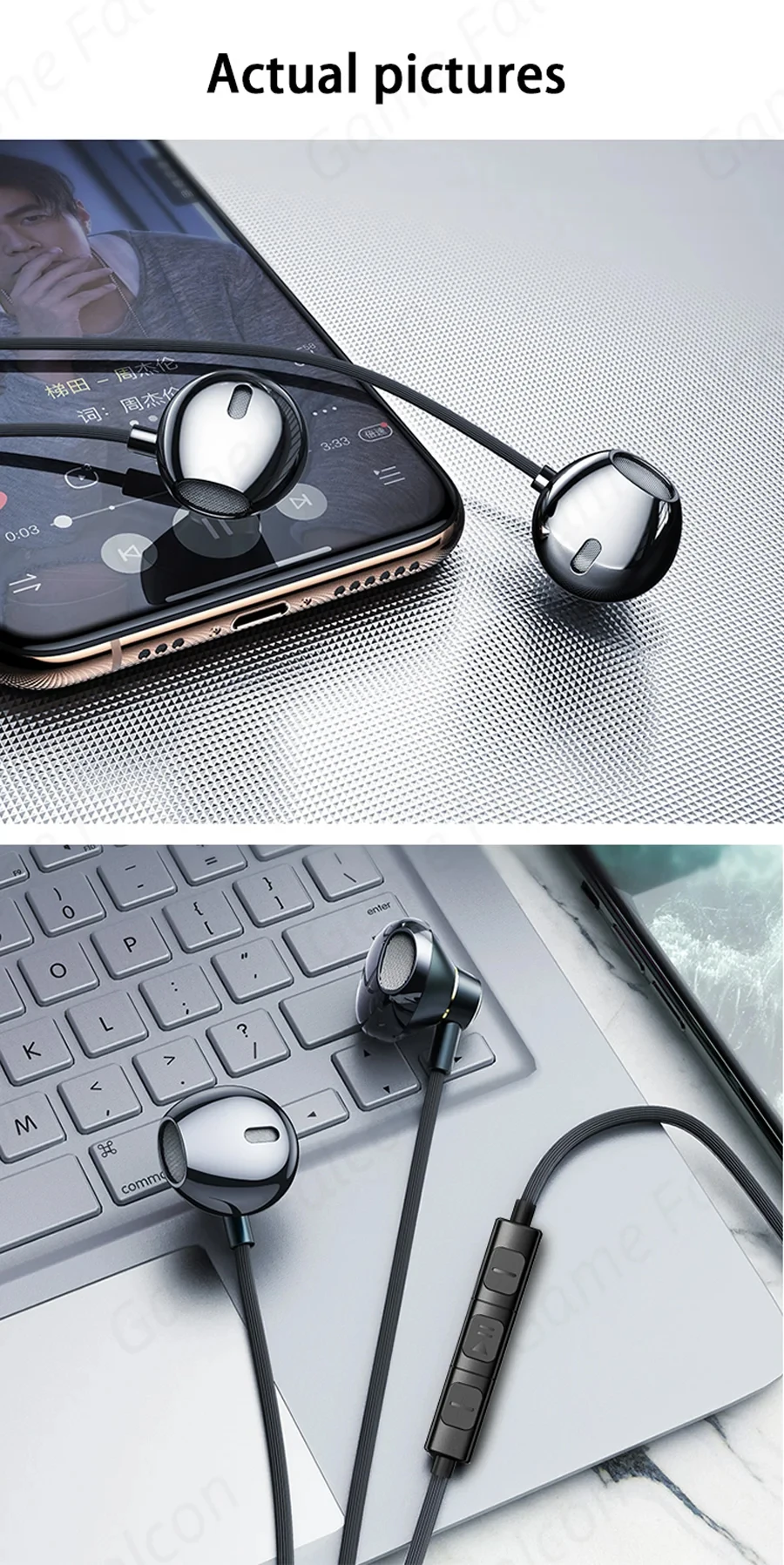 Sed961112f3e74c7db60b4afabb46010ep For Samsung Headphones HiFi Bass Stereo Volume Control With Mic USB Type C 3.5mm Wired Eadphone For Galaxy S25 S24 S23 S22 Ultra