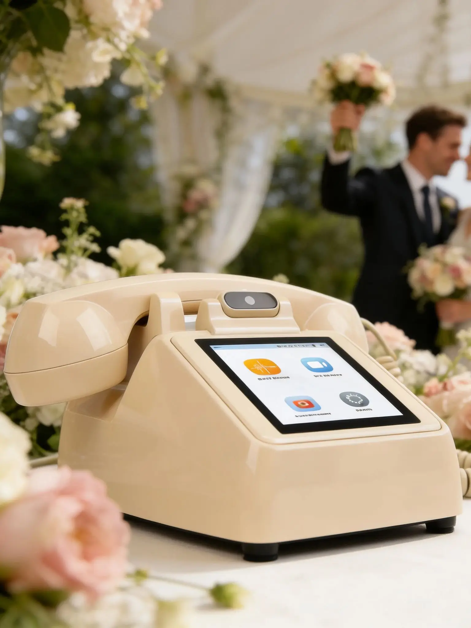 Sf030eed69d3b47ef957ce9250b198909Q New Design Video Audio Telephone Guestbook Wedding Reception 64GB Video & Audio Guestbook For Wedding Party