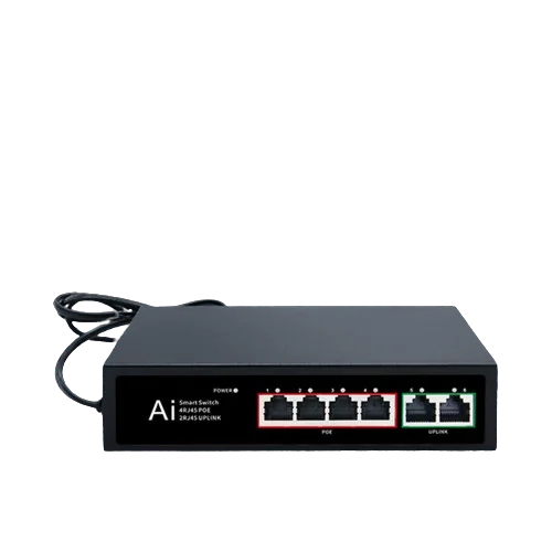 Sf80528614396475ba97d44adef0ab5c9M Ienron POE Switch 6/10 Ports 100Mbps Ethernet Switch POE ieee802.3af/at Network Switch Ethernet For Wifi Router IP Camera