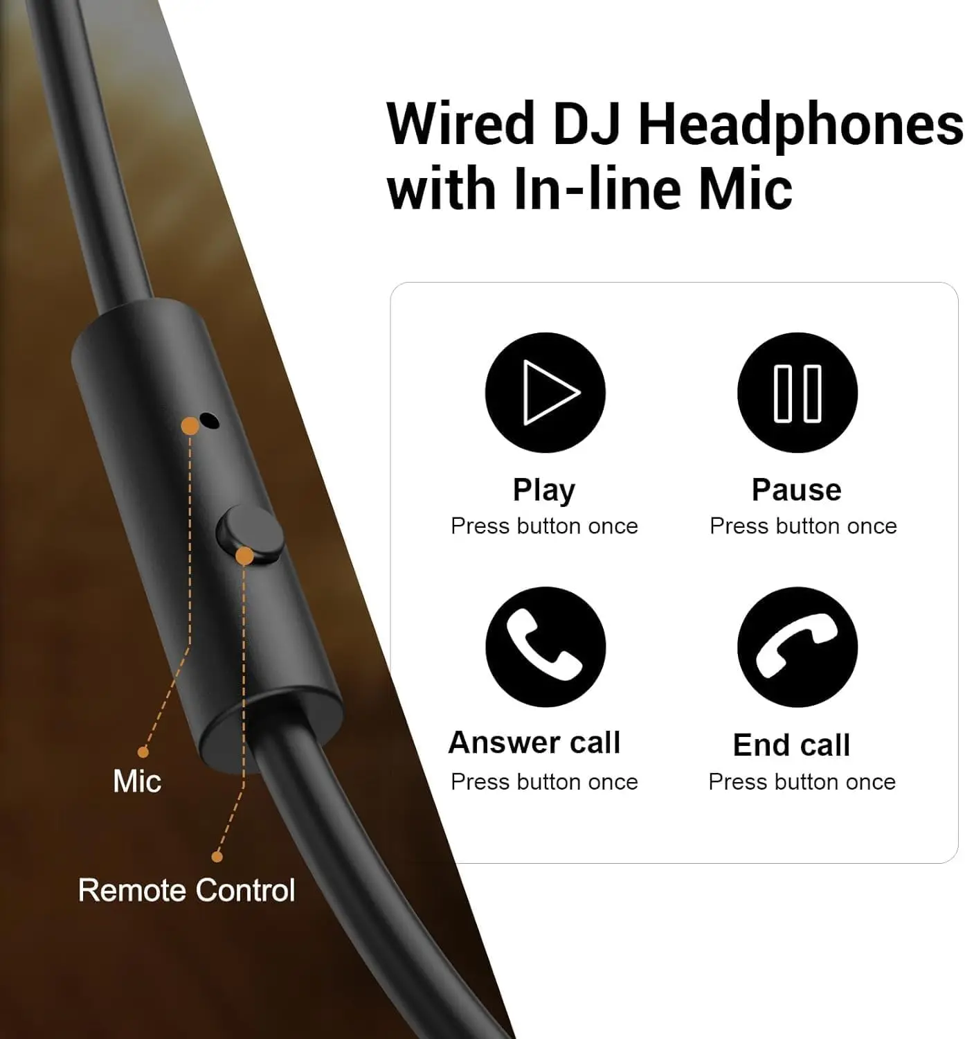 Sf81daf1d72684c0b86b81a4eea49911cf Oneodio Wired Headphones Professional Studio Pro 10/30/50 DJ Headphones With Microphone Over Ear HiFi Hi-Res Monitor Headset