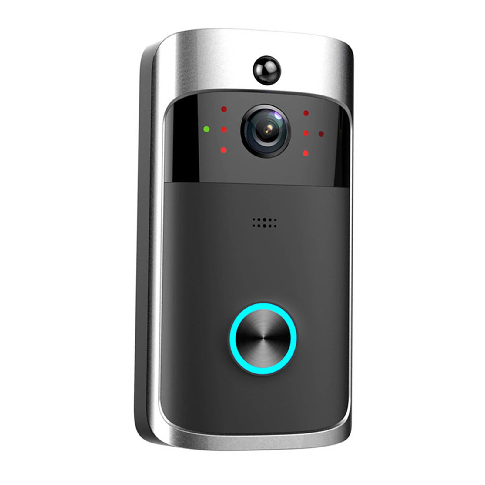 Sfb771f61577b4c72993efaf1b572aba1i 2026 Nouveau V5 Sonnette vidéo WiFi sans fil 1080P, interphone vocal, caméra smart étanche, sécurité domestique, portier