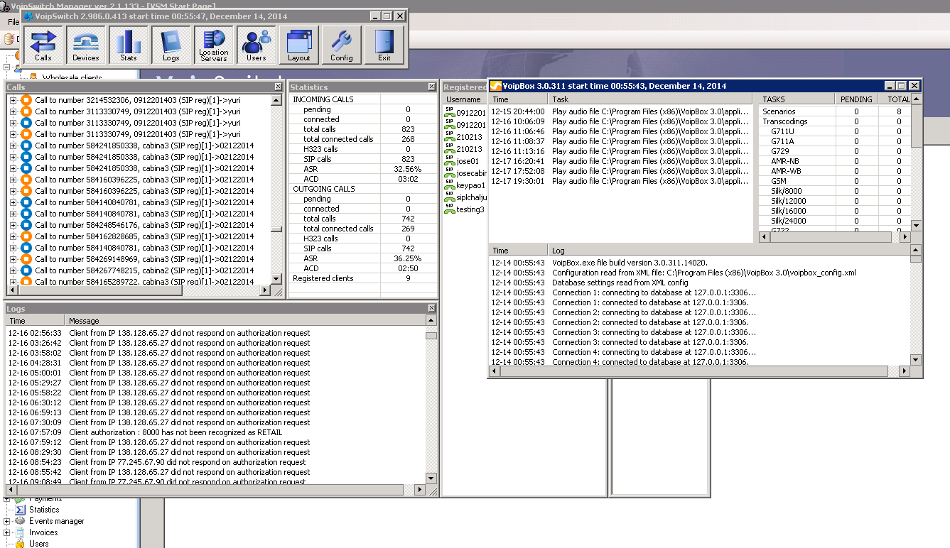 Servidores VPS VoIPSwitch